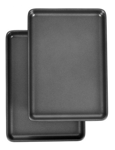 Placas Para Horno Rectangulares Set X 2 Wilton Color Negro