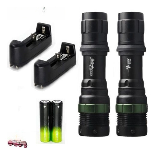 6000lm Cree Xm-l T6 Led Linterna Antorcha Lámpara Zoom 18650