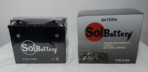 Bateria Solbattery Ytx12-bs (acido Incluido)vstrom650, Di650