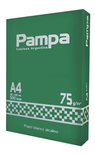 Resma Pampa A4-75g Caja X10 Unidades