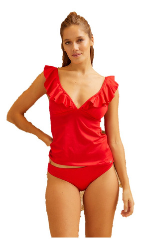 Tankini Con Alm Y Tiro Corto 787-24 Lisos Sweet Lady