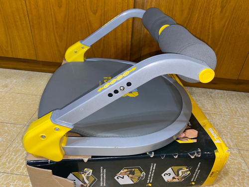 Ab Tomic Máquina Abdominal Plegable Con Rutinas Gris