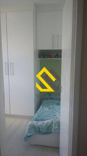Imagem 14 de 20 de Apartamento Com 2 Dormitórios À Venda, 49 M² Por R$ 190.000,00 - Condomínio Parque Sicília - Votorantim/sp - Ap0449