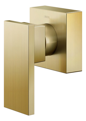 Acabamento para registro base Deca 3/4" 925872 New Edge Ouro Escovado
