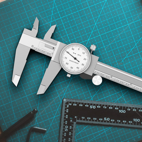 Calibrador De Dial A Prueba De Golpes Marca Sin Modelo 6 Pul