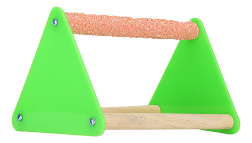 T Suporte Triangular De Madeira Perch Grind Arenaceous Bar