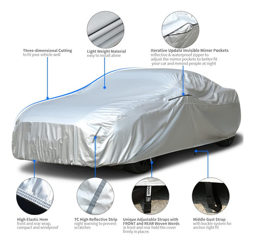 Funda Para Coche Impermeable Para Todo Tipo De Clima_6327717