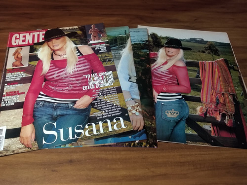 (rp585) Susana Gimenez * Tapa Revista + 6 Pgs * 2006