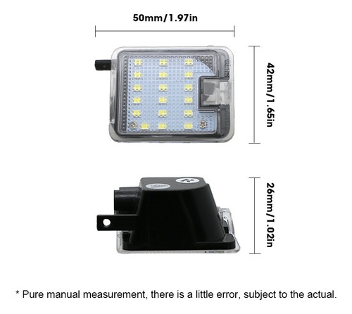 Lámpara De Pie Led Para Coche C-max Ii, S-max Focus Iii Kuga
