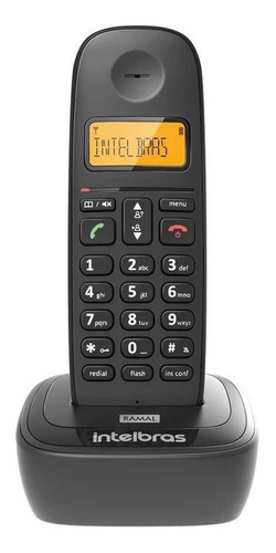 Telefone Ramal Sem Fio Digital Intelbras - Ts2511 Cor Preto