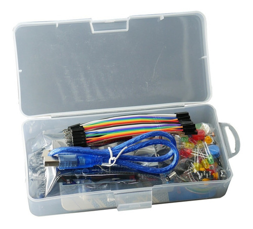 Kit Desarrollo Para Principiantes Protoboardcablesplaca 2