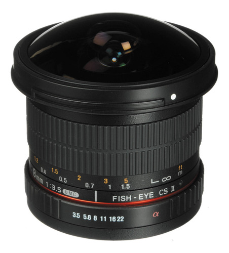 Rokinon 8mm F/3.5 Umc Fisheye Cs Ii Lente Para Micro Four Th