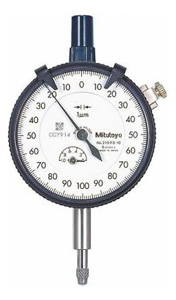 Mitutoyo 2109a-10 Dial Indicator,0 To 1mm,0-100-0 Zrw