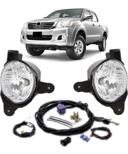 Kit Faro Auxiliar Toyota Hilux 2012 2013 2014 2015 Vic