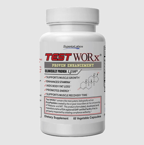 Superiorlabs | Testworx Natural T Booster | 60 Veg Capsules