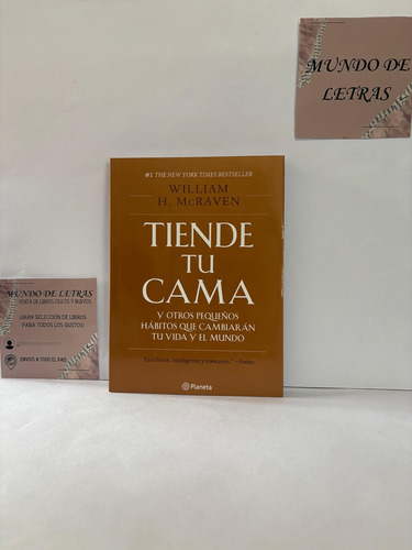Libro Tiende Tu Cama, De William H. Mcraven