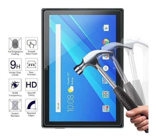Mica Vidrio + Lapiz Tactil Para Lenovo Tab M10 10.1 Tb-x505f