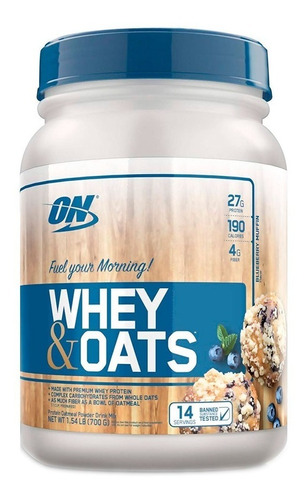 Whey & Oats Optimum 700 Grs - Desayuno De Proteina Con Avena