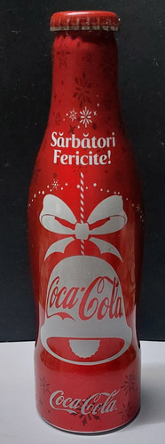 Botella Coca Cola Aluminio Llena Rumanía 