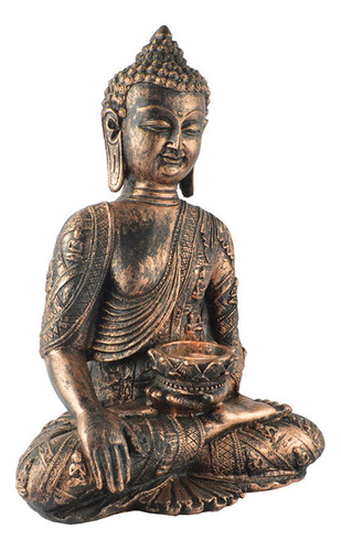 Candelabro Decorativo Con Forma De Estatua De Buda Para Porc