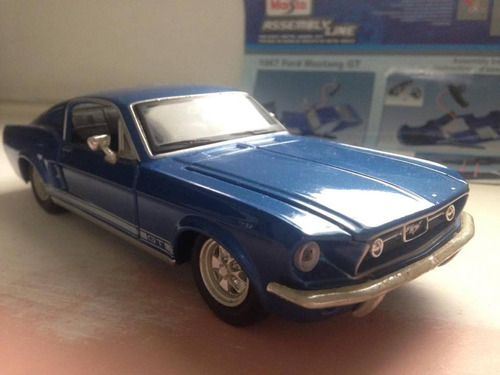 Ford Mustang Gt 1967 1:24 Coleção Maisto Ler Tudo R$77,88