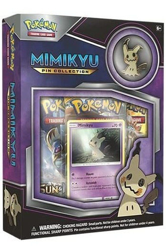 Pokemon Tcg: Caja Mimikyu Premium De Colección Con Un Pin .