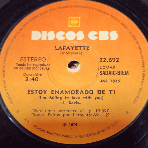 Simple Lafayette Discos Cbs C6