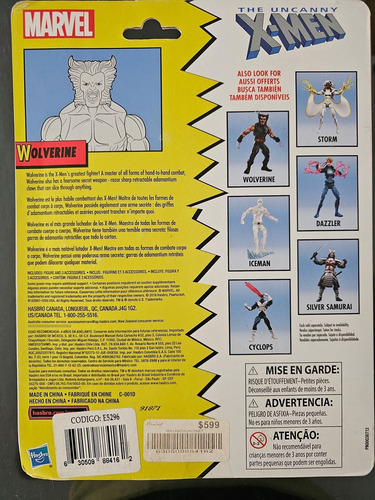 Marvel Legends Retro Wolverine Uncanny (Usado)
