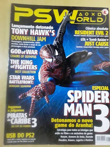 Pl401 Revista Psw World Nº43 Spider Man 3 Detonado