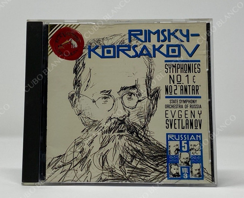 Rimsky-korsakov Symphonies No 1 & No 2 Antar Cd 1994 (Usado)