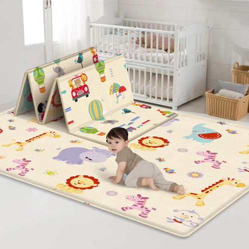 Tapete Para Bebé Plegable, Doble Vista Tapetes Juego
