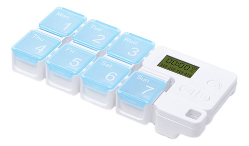 Organizador De Medicamentos Smart Dispenser Para 7 Días, Caj