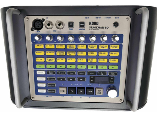 Korg Stageman 80w Sistema De Som Com Ritmo Bateria Original