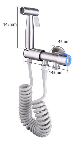 Grifo Para Inodoro Válvula Angular De Doble Salida De Baño