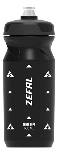 Caramañola Zéfal Sense Soft M65 Negra 650ml - Bpa Free