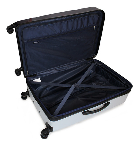 Set Nautica 3 Maletas Bora S+m+l + Cartera Leeway Azul