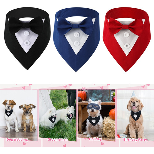(r-l) Collar Para Perros Y Gatos Con Pajarita En El Cuello,