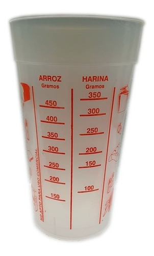 Vaso Medidor 750 Cc Arroz Harina Liquidos 30 Unidades