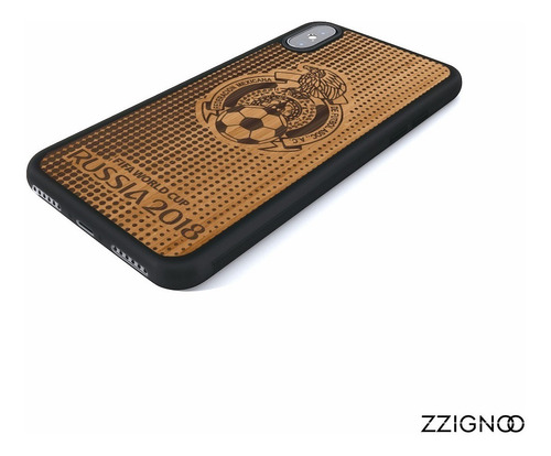 Funda Madera Futbol Personalizada iPhone X 8 7 6 Galaxy S9 8