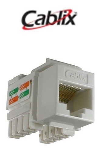 Conector Crimpeado Modular Keystone Jack Coupler Utp Cat5e