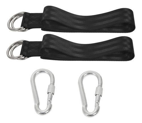 Hammock Hanging Kit, Rope Straps And Carabiner, 350k