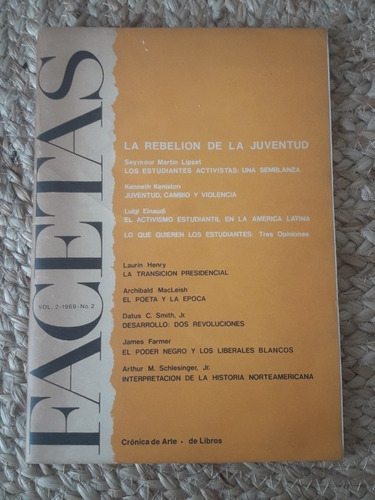 Revista Facetas Número2 1969 Activismo Estudiantil Libro 