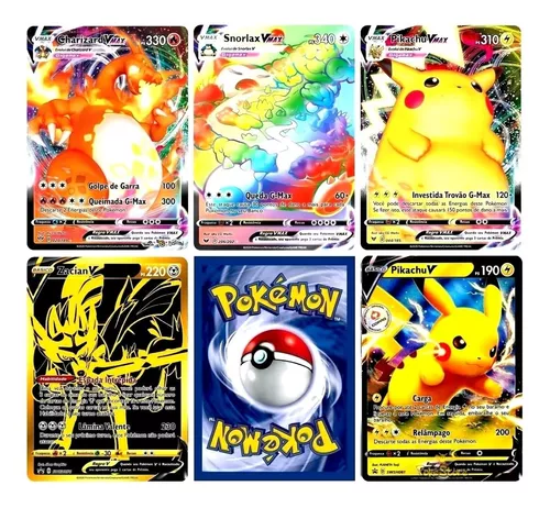 Cartas pokémon brilhantes vstar gx ex vmax v mega tag equipe