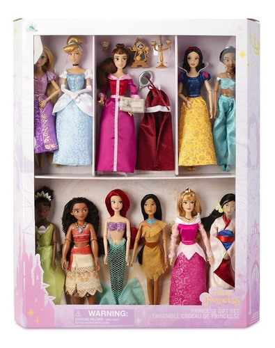 Set 11 Muñecas Clasicas Princesas De Colección Disney Store