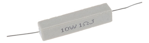 Resistores De Cemento Cerámico Bobinados, 10 Unidades, 1 Ohm