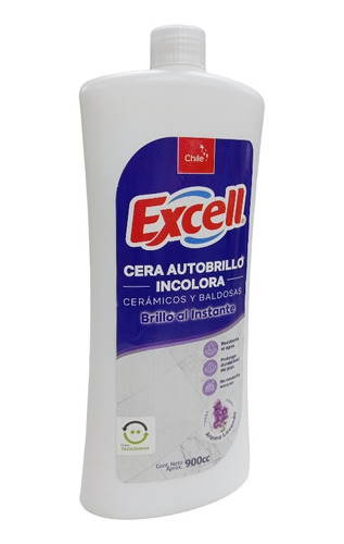 Cera Líquida Incolora Excell 900 Cc