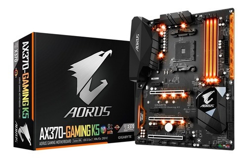 Tarjeta Madre Ddr4 Fusion Rgb Ax370-gaming K5 Gigabyte