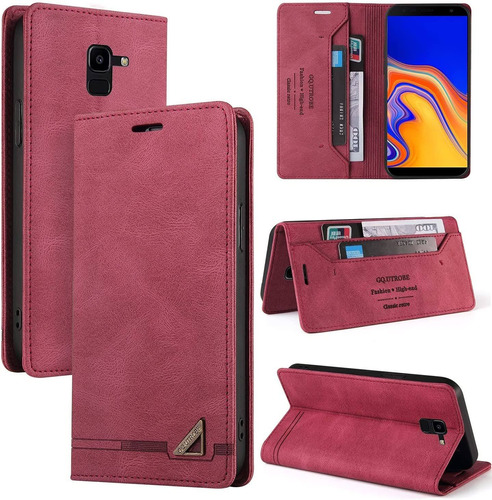 Funda Tipo Cartera Para Samsung Galaxy J6 2018, Premiul6608