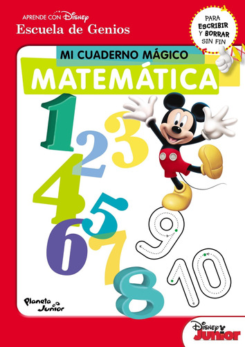 Mi Cuaderno Mágico. Matemática Disney Planeta Junior