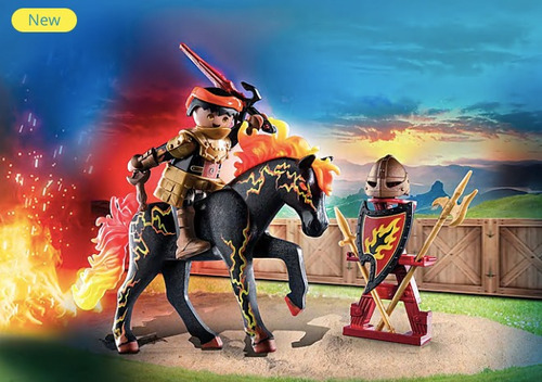 Playmobil Novelmore Burnham Raiders Caballero De Fuego